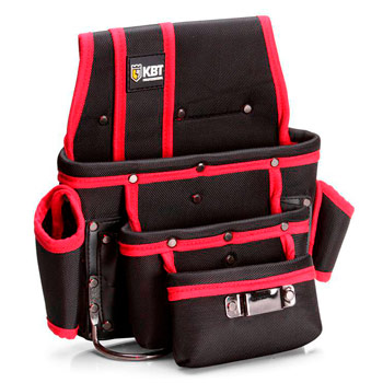 Сумка монтажника поясная с жесткими стенками, серия «ПРОФИ» С-15 (КВТ)